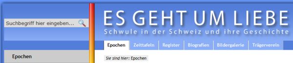 Hauptmenu und Suchfeld neu