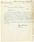 Brief an Bundesrat Motta