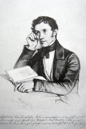 Jakob Stutz als berühmter Schriftsteller