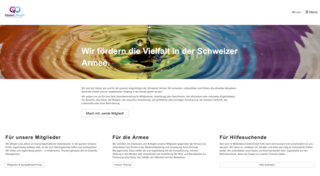 Startseite queerofficers.ch Website 2026