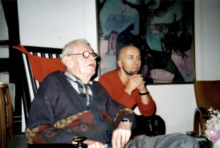 Karlheinz Weinberger und Patrik Schedler an Weinachten 2004