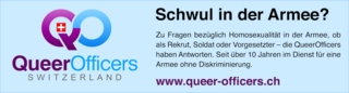 Schwul in der Armee? - Inserat