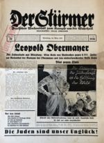 Titelblatt Der Stürmer