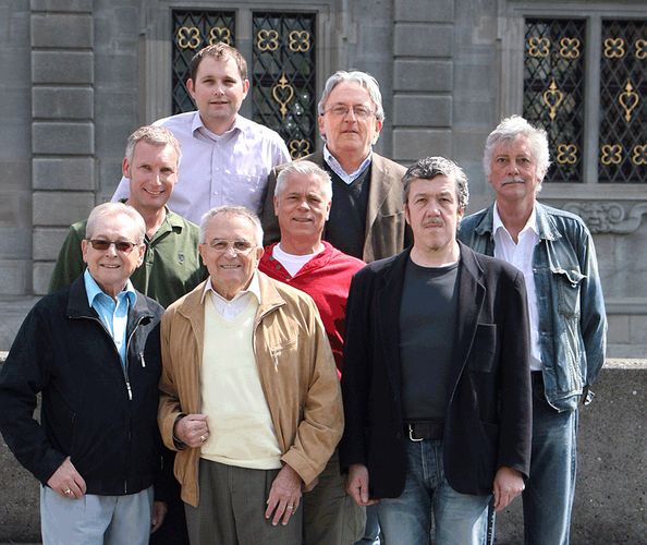 Projektteam und Vorstand, 2009