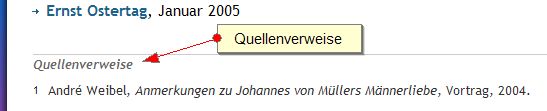 neues Layout: Quellenverweise