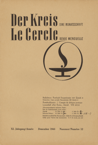 Titelblatt 'Der Kreis', 1943