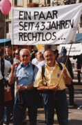 Demonstrationsumzug in Bern, 1999
