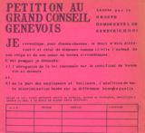 Petition in Genf